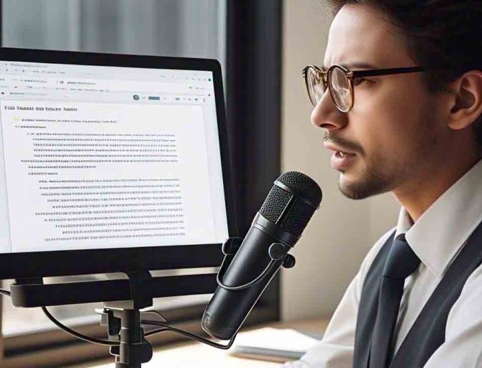 Writing by Voice