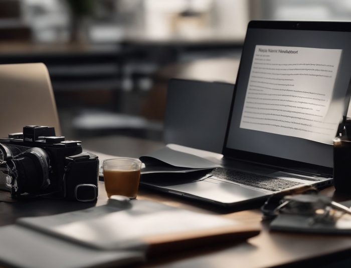 modern journalism boosts creative writing concept